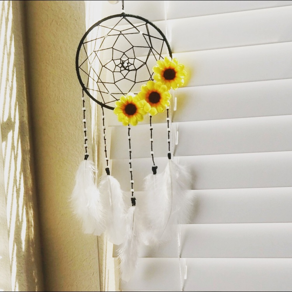 Black Sunflower Dreamcatcher